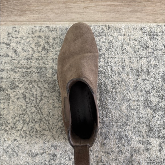 All Saints Men’s Harley Taupe Brown Suede Chelsea Boots size 10 main image 1